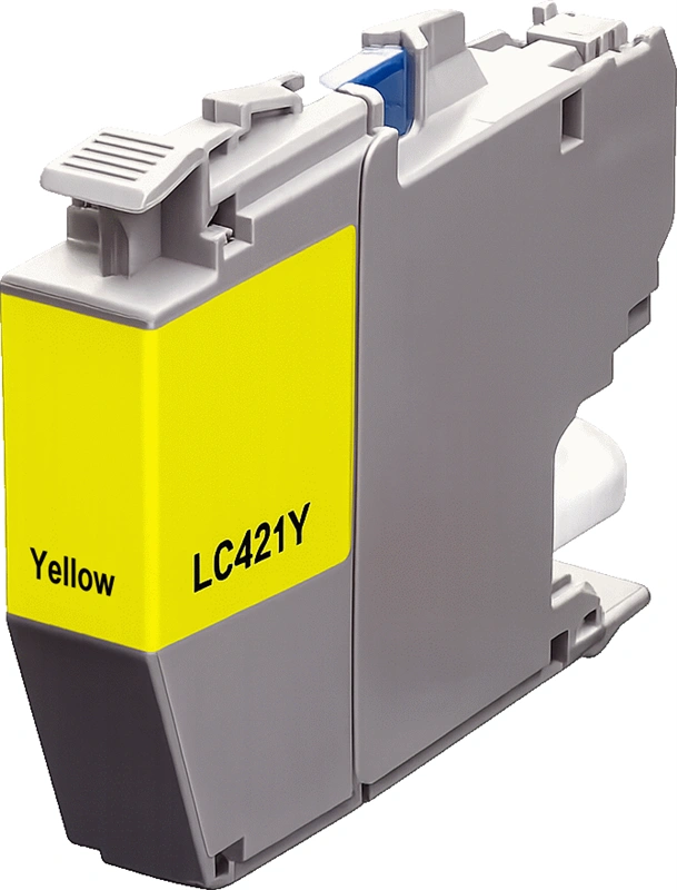 Compatible avec Brother LC421Y Jaune Agfa Photo APB421Y Jaune Cartouche d'encre