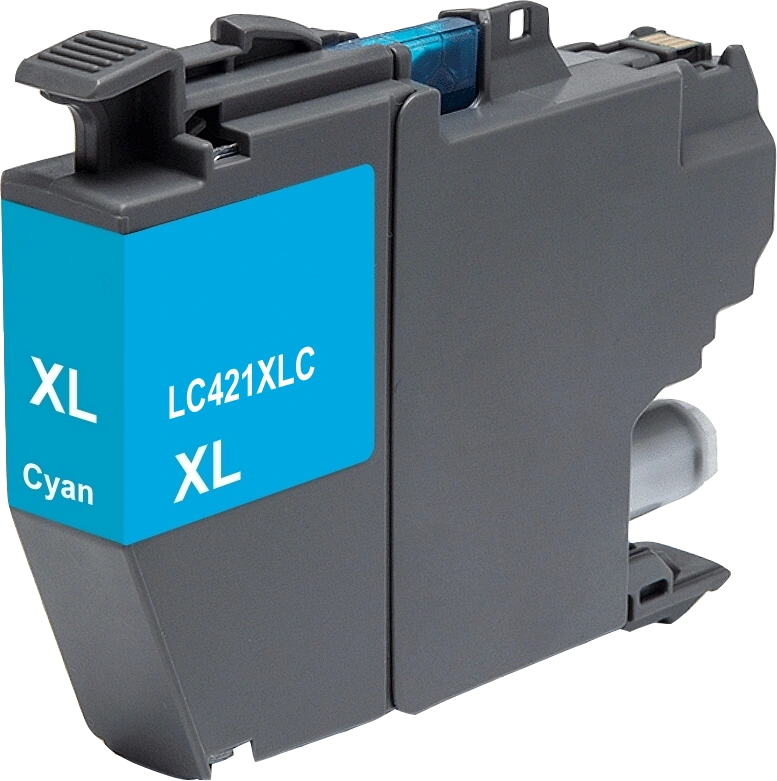 Compatible avec Brother LC421XLC Cyan Agfa Photo APB421XLC Cyan Cartouche d'encre