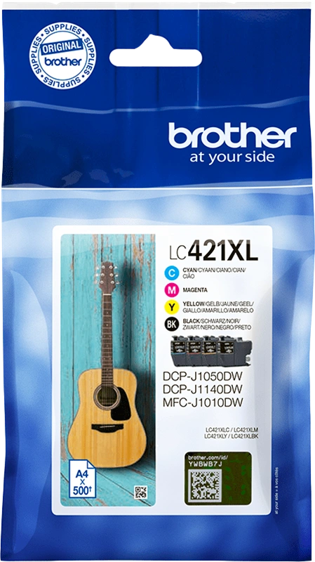 Brother LC-421XL Multipack Noir(e) / Cyan / Magenta / Jaune (LC421XLVAL)