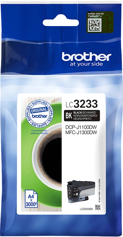 Brother LC3233BK Noir(e) Cartouche d'encre