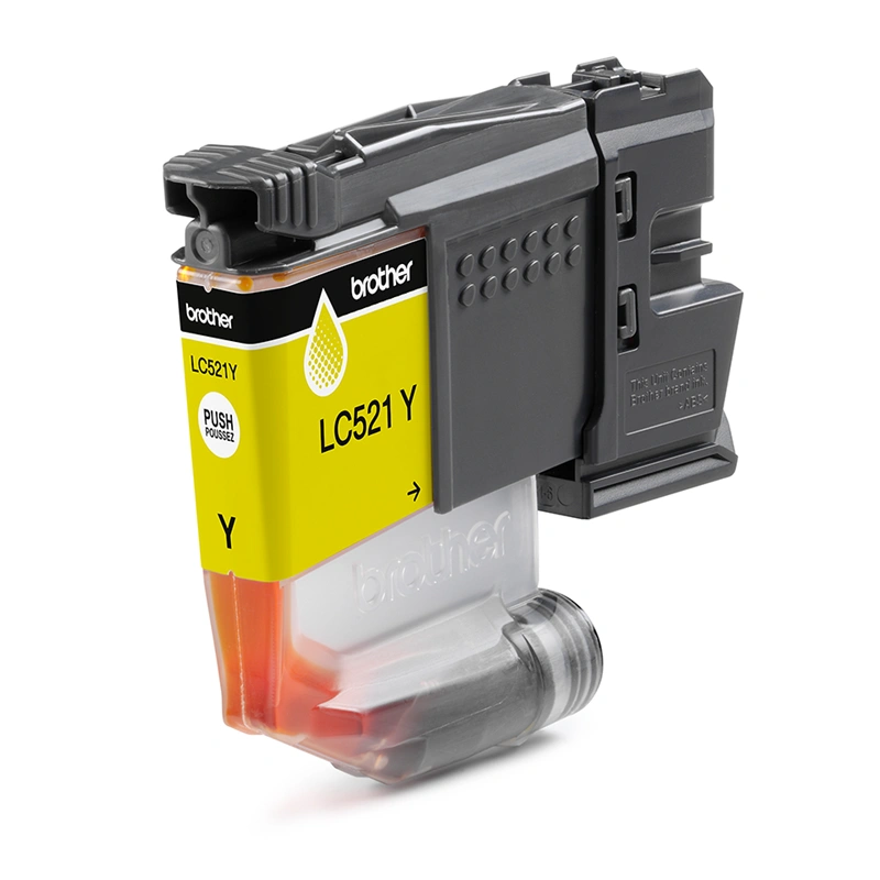 Brother LC521Y Jaune Cartouche d'encre