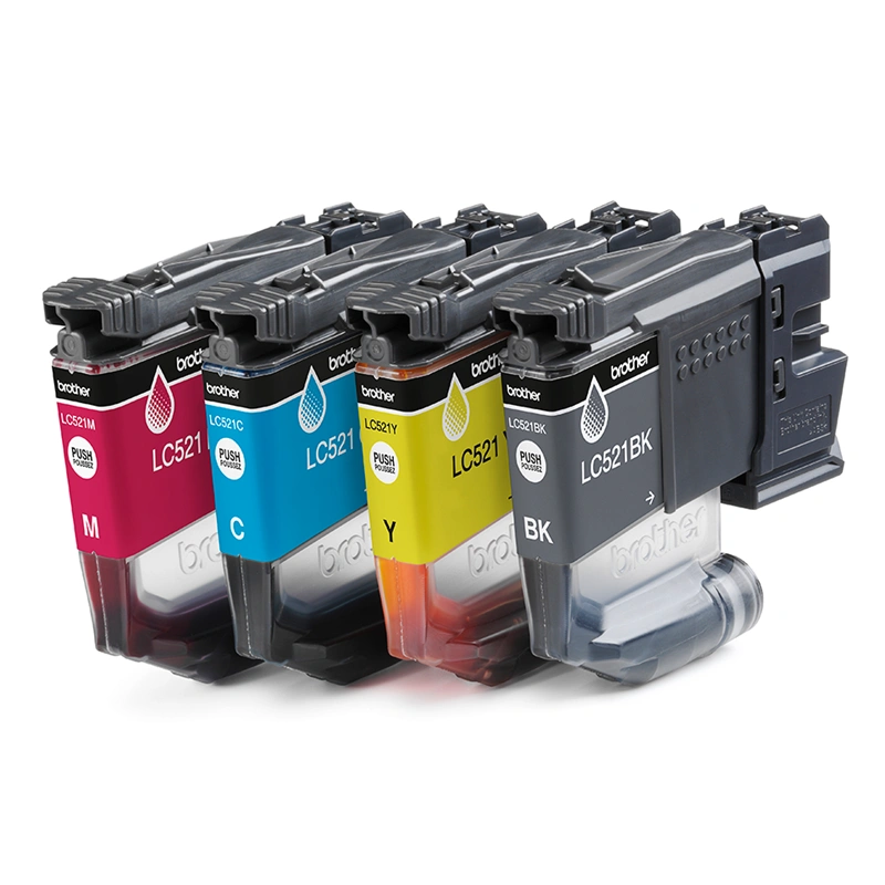 Brother LC521VAL Multipack Noir(e) / Cyan / Magenta / Jaune (LC521VAL)