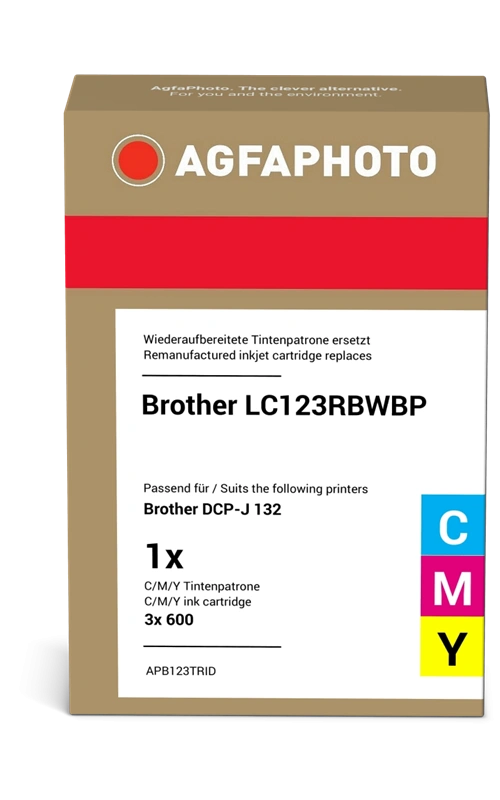 Agfa Photo LC123C,M,Y Multipack Cyan / Magenta / Jaune