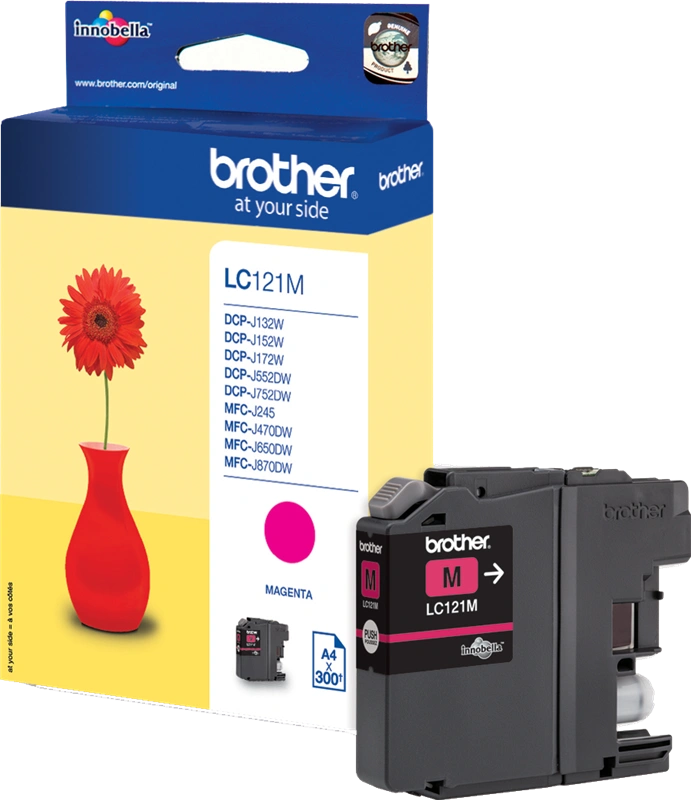 Brother LC121M Magenta Cartouche d'encre