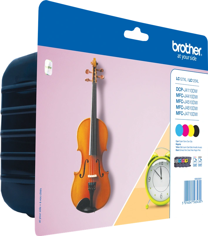 Brother LC-127XL+LC-125XL Multipack Noir(e) / Cyan / Magenta / Jaune (LC127XLVALBPDR)