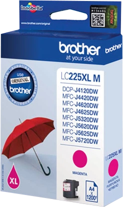 Brother LC225XLM Magenta Cartouche d'encre