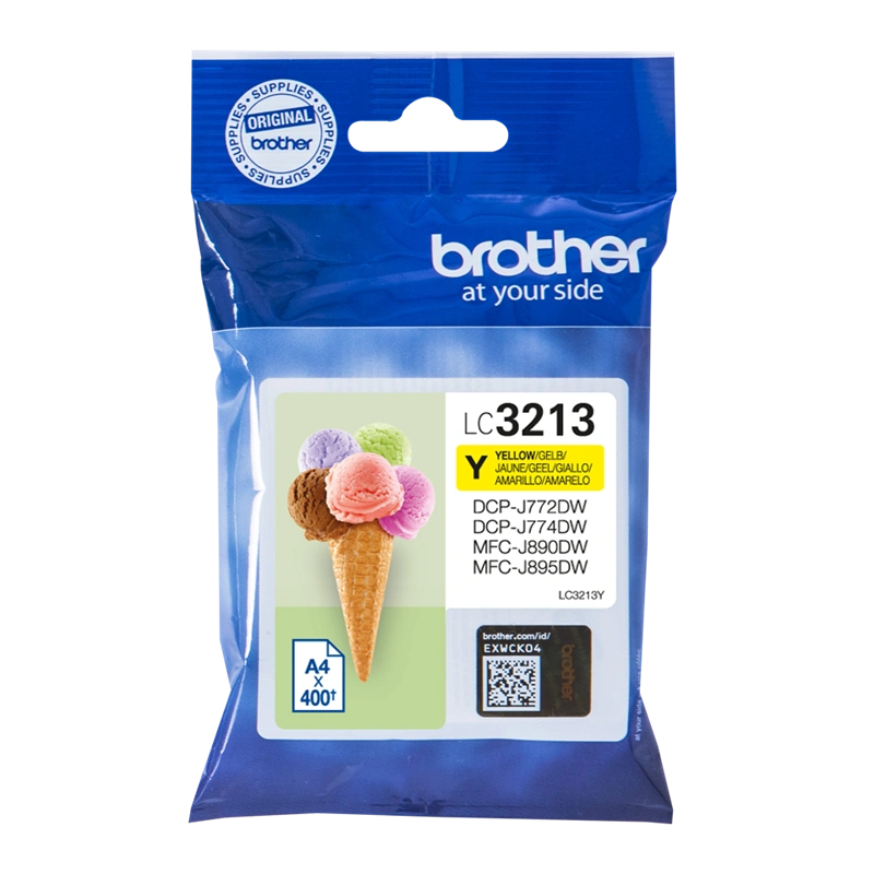 Brother LC3213Y Jaune Cartouche d'encre