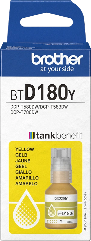 Brother BTD180Y Jaune Cartouche d'encre