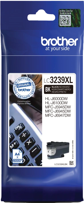 Brother LC3239XLBK Noir(e) Cartouche d'encre
