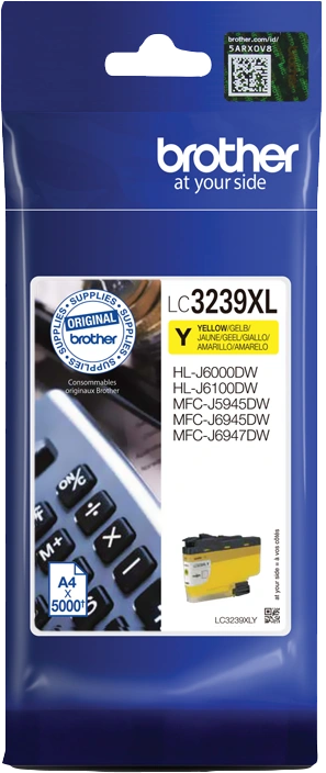 Brother LC3239XLY Jaune Cartouche d'encre