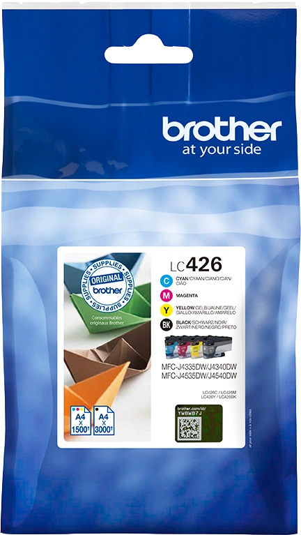 Brother LC-426 Multipack Noir(e) / Cyan / Magenta / Jaune (LC426VAL)