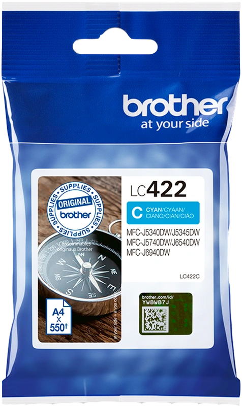 Brother LC422C Cyan Cartouche d'encre
