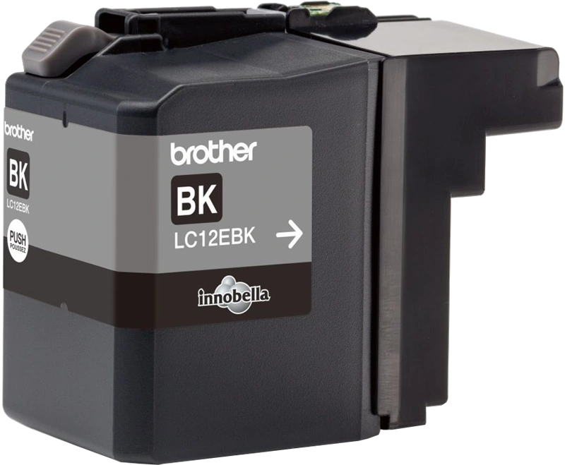 Brother LC12EBK Noir(e) Cartouche d'encre