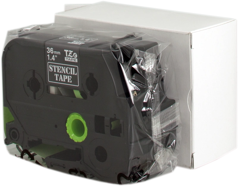 Brother STe-161 Ruban Blanc sur incolore