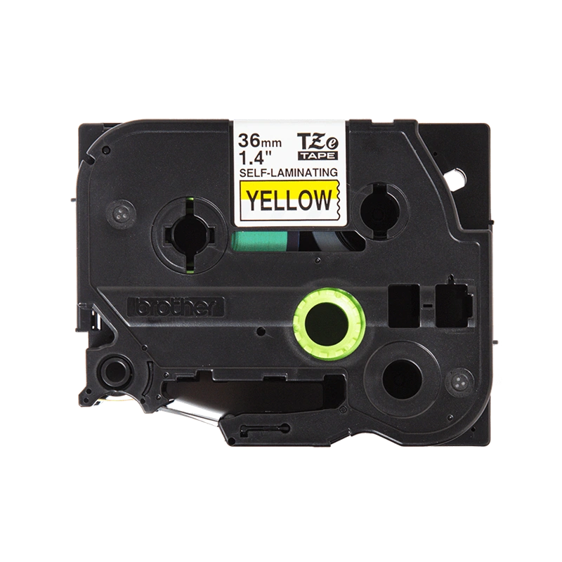 Brother TZe-SL661 Ruban Noir sur jaune