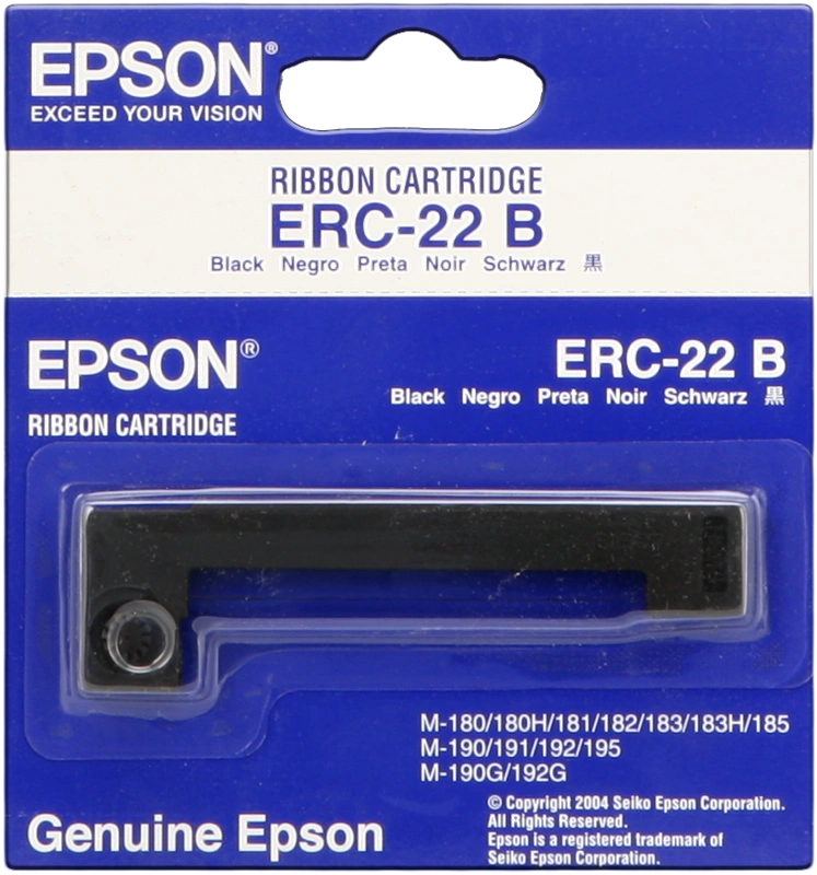 Epson ERC-22B Noir(e) Ruban encreur (C43S015358)