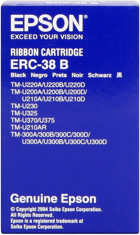 Epson ERC-38 B Noir(e) Ruban encreur (C43S015374)