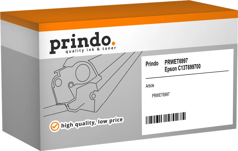 Compatible avec Epson T6997-SC9MB (C13T699700) Prindo PRWET6997 Unité de maintenance