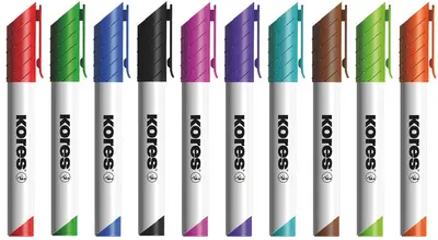 Kores Marqueur pour tableau blanc "K MARKER", noir