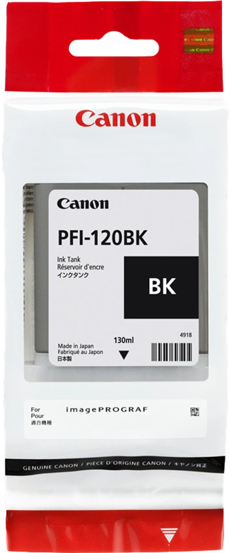 Canon PFI-120bk Noir(e) Cartouche d'encre (2885C001)