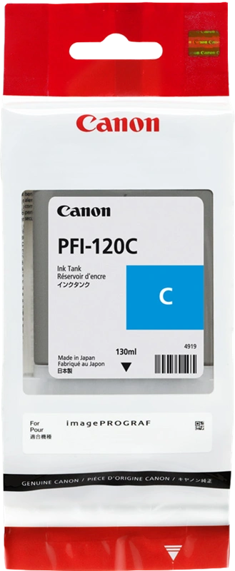 Canon PFI-120c Cyan Cartouche d'encre (2886C001)