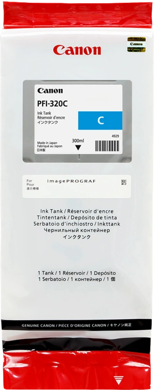 Canon PFI-320c Cyan Cartouche d'encre (2891C001)