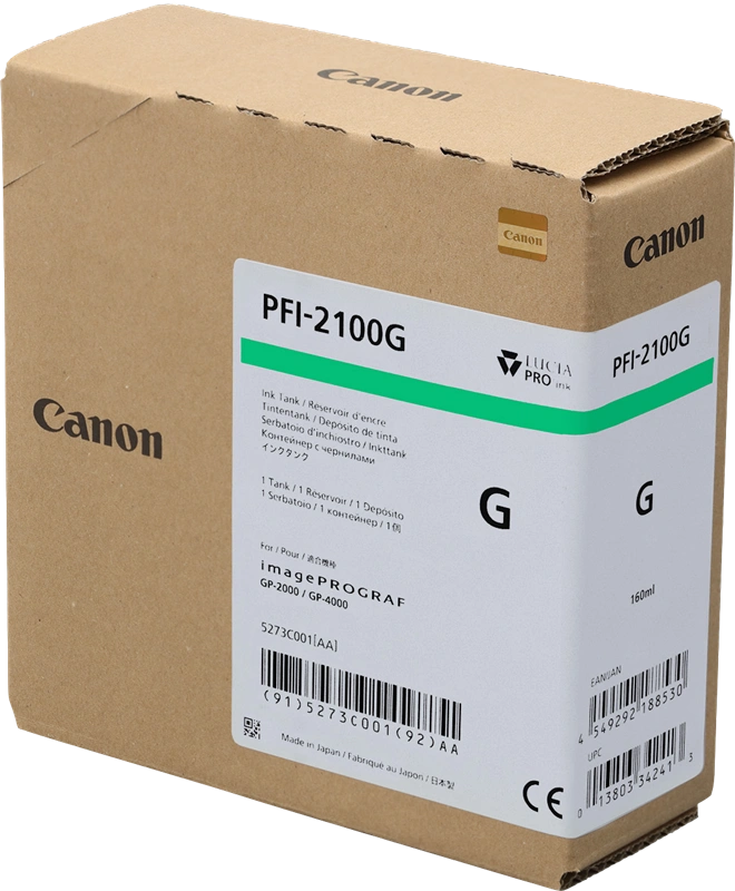 Canon PFI-2100g Vert Cartouche d'encre (5273C001)