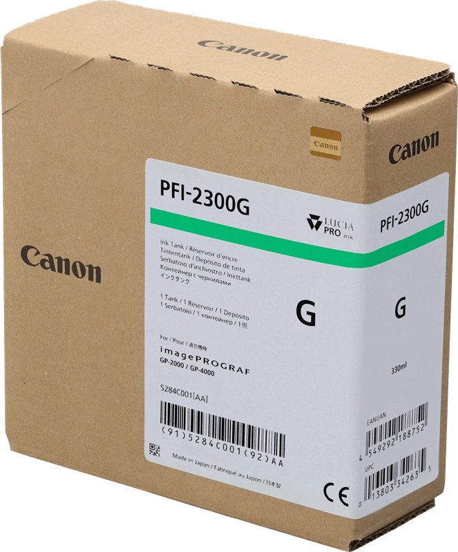Canon PFI-2300g Vert Cartouche d'encre (5284C001)