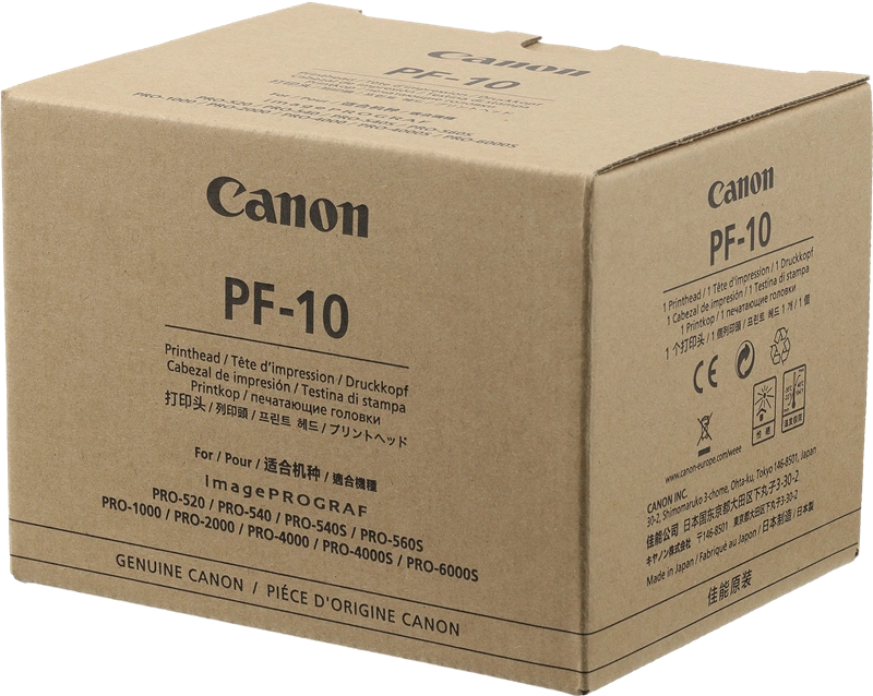 Canon PF-10 Tête d'impression Noir(e) / Cyan / Magenta / Jaune (0861C001)