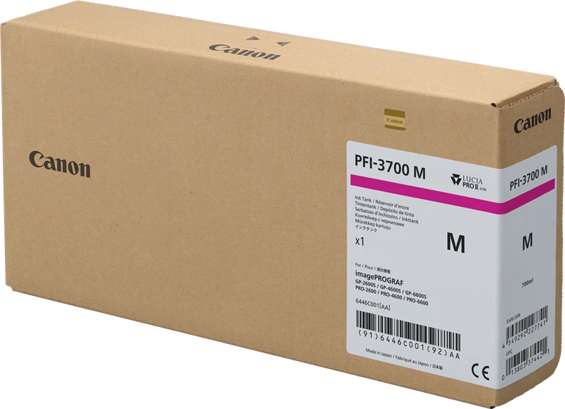 Canon PFI-3700m Magenta Cartouche d'encre (6446C001)