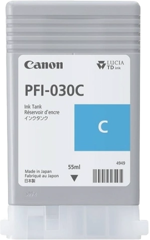 Canon PFI-030C Cyan Cartouche d'encre (3490C001)