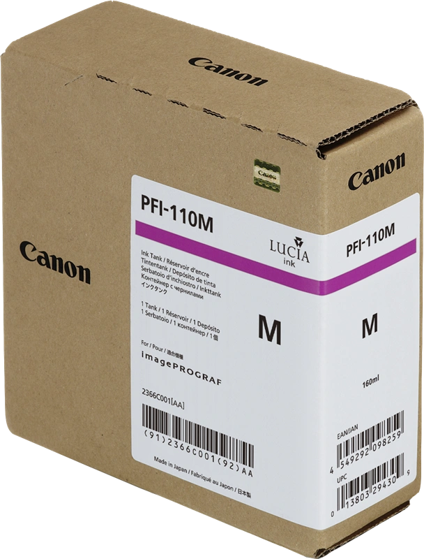 Canon PFI-110m Magenta Cartouche d'encre (2366C001)