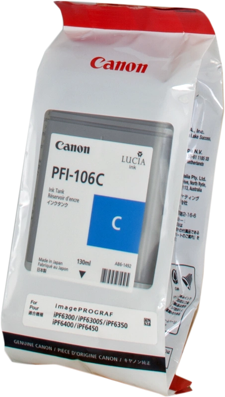 Canon PFI-106c Cyan Cartouche d'encre (6622B001)