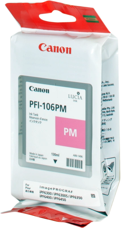 Canon PFI-106pm Magenta (Photo) Cartouche d'encre (6626B001)