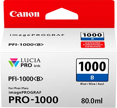 Canon PFI-1000b Bleu Cartouche d'encre (0555C001)