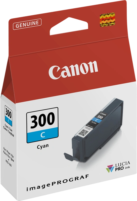 Canon PFI-300c Cyan Cartouche d'encre (4194C001)