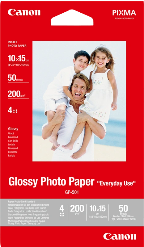 Canon Papier photo glossy "Everyday Use" 10x15cm Blanc