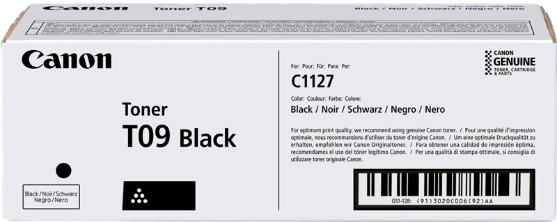 Canon T09 bk Noir(e) Toner (3020C006)