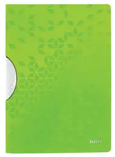 LEITZ Chemise à clip WOW ColorClip, A4, PP, vert métallisé