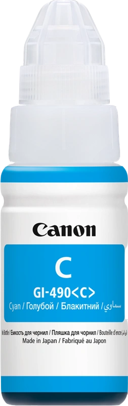 Canon GI-490c Cyan Cartouche d'encre (0664C001)