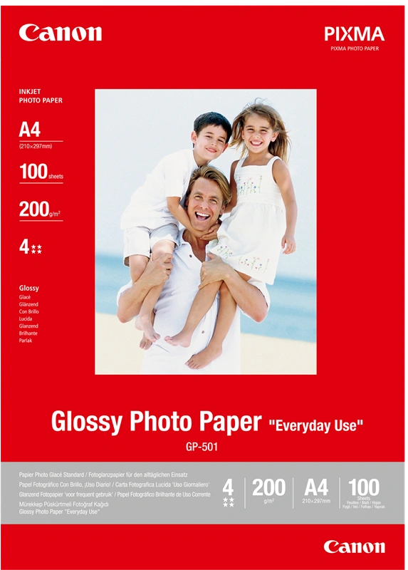 Canon Glossy Photo Papier "Everyday Use" A4 Blanc