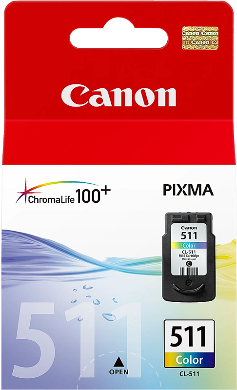 Canon CL-511 Plusieurs couleurs Cartouche d'encre (2972B001)