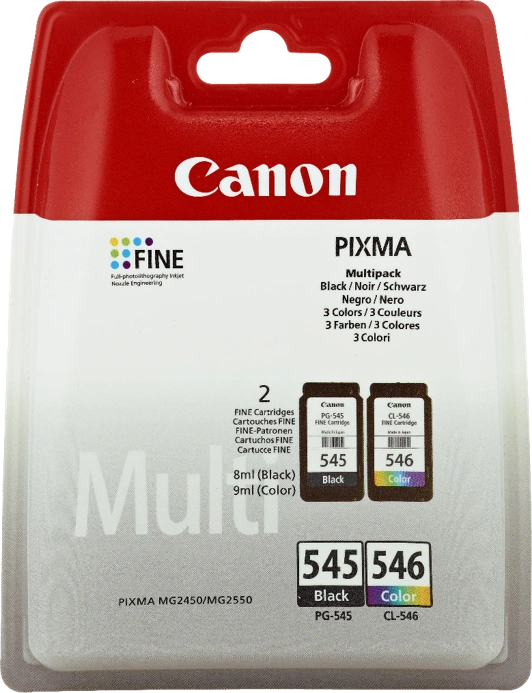 Canon PG-545+CL-546 Multipack Noir(e) / Plusieurs couleurs (8287B005)