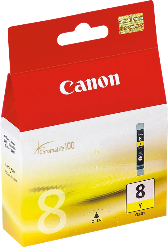 Canon CLI-8y Jaune Cartouche d'encre (0623B001)