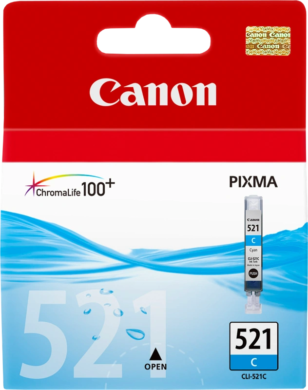 Canon CLI-521c Cyan Cartouche d'encre (2934B001)