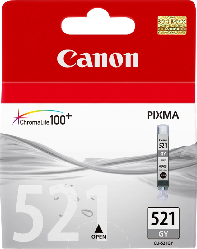 Canon CLI-521gy Gris Cartouche d'encre (2937B001)