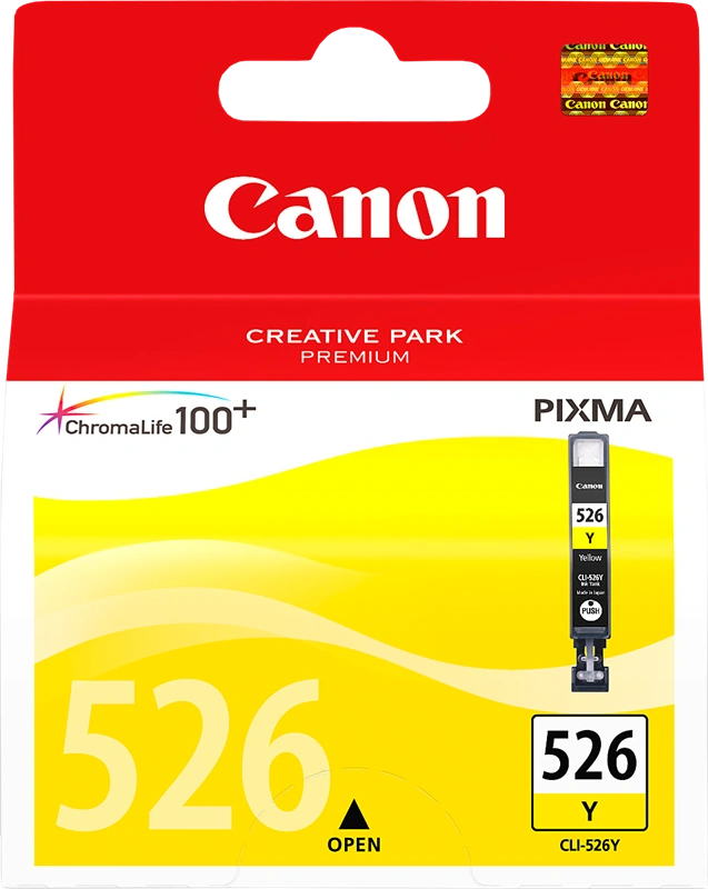 Canon CLI-526y Jaune Cartouche d'encre (4543B001)