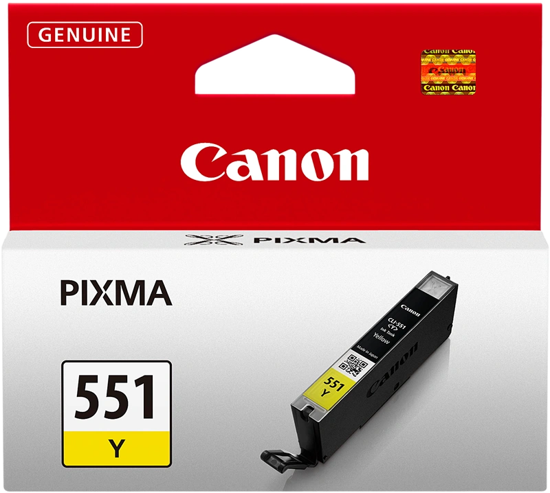 Canon CLI-551Y Jaune Cartouche d'encre (6511B001)