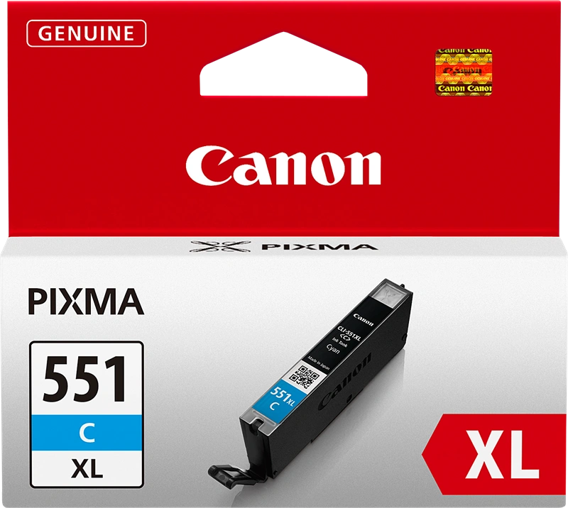Canon CLI-551C XL Cyan Cartouche d'encre (6444B001)