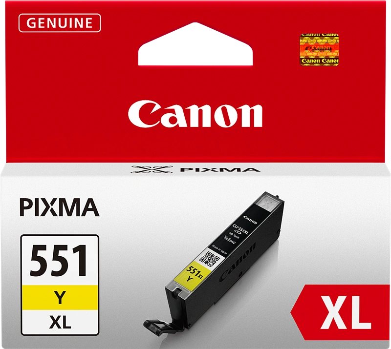 Canon CLI-551Y XL Jaune Cartouche d'encre (6446B001)